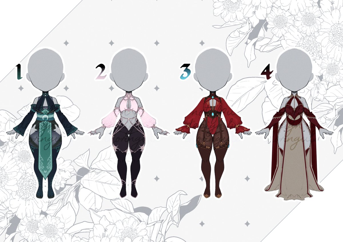 test outfit batch !

each is for 25€
available on k0fi ☕️

RTs appreciated !