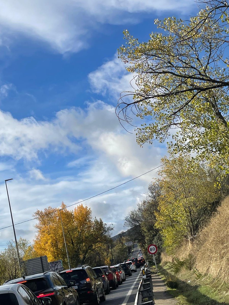 Los accesos al Valle colapsados para ir a MISA de 11.00