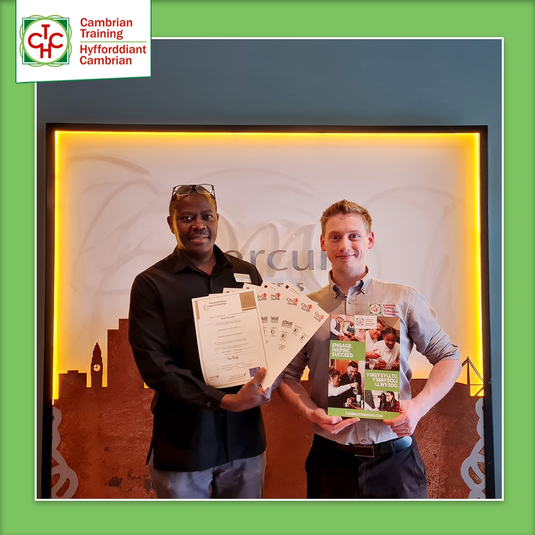 🎉 Shoutout Sunday!

Congratulations to Moses Kivumbi at Mercure Cardiff North Hotel! He’s just completed his HSL3 qualification - raising the bar for leadership in Welsh hospitality 💼👏

#HospitalityHeroes #CardiffTalent #SkillsSuccess #MercureCardiff