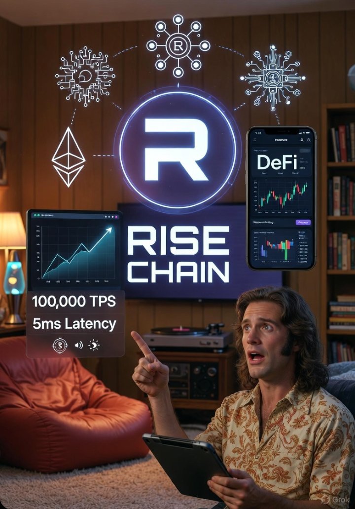 Almuspha1's tweet photo. When you realize @risechain does what Ethereum does but faster &amp; cheaper

🚀 Me switching chains like...

https://t.co/aiMpFT3Sfj https://t.co/HGmghMGTNr