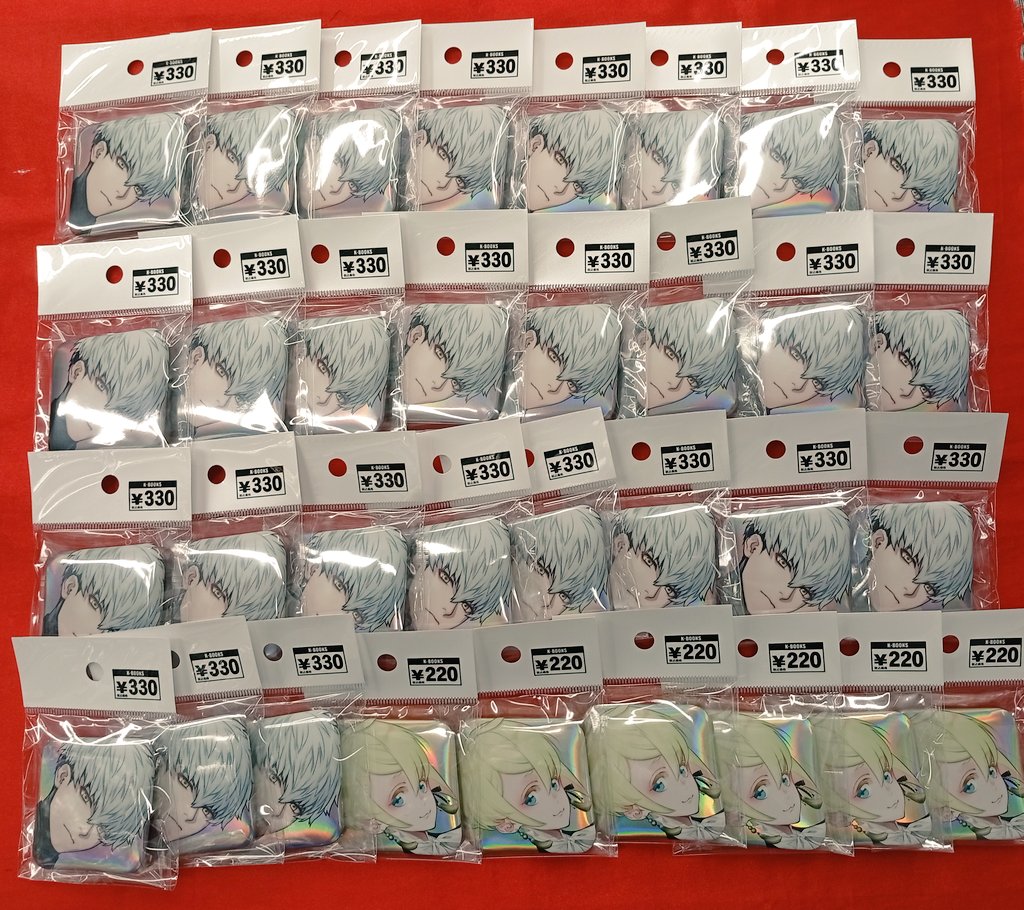 入荷情報】 刀剣乱舞 大本丸博 スクエア缶バッジ 各種まとまって入荷