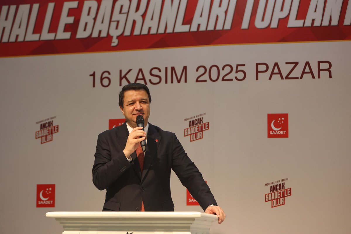 SaadetIstanbul's tweet photo. İktidara Hazırlık Toplantısı!

İstanbul’un 961 mahallesinde, 11 milyon seçmenimize umut, heyecan ve değişim iradesini taşımaya hazırlanan mahalle başkanlarımız, Genel Başkanımız Sn. Mahmut Arıkan ile bir araya geldi.

Milli Görüş’ün adalet, liyakat ve huzur dolu Türkiye idealini mahalle mahalle örgütleyecek bu güçlü kadro hazır!