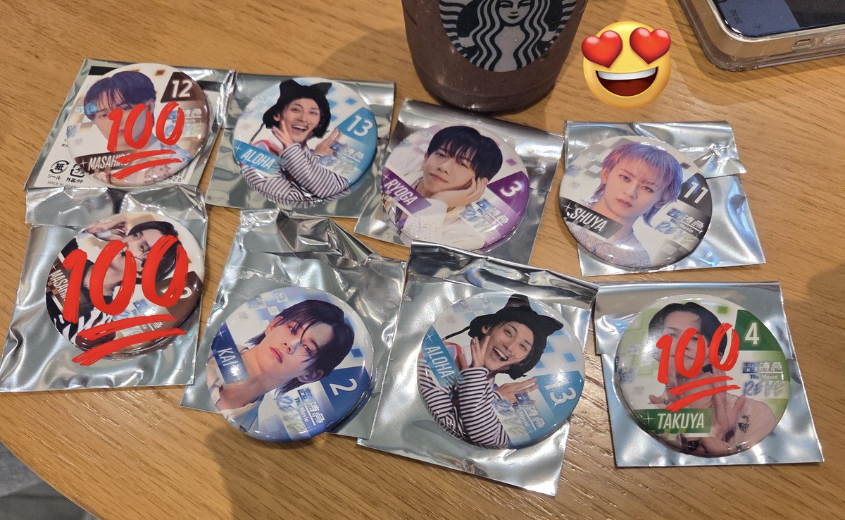 超特急 The Movie RE:VE 映画 グッズ ランダム 缶バッチ 交換 【求