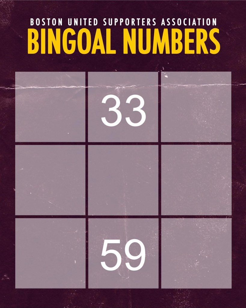 ⚽️Bingoal⚽️ confirmation of yesterday’s goal times… both new numbers! Is anyone close?