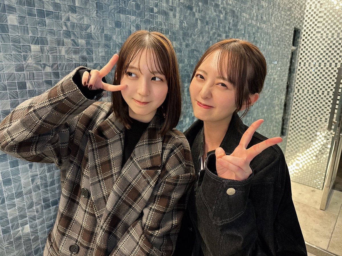なつまど尊い。やっぱり尊い✨ #松岡菜摘 #森保まどか #HKT48卒業生 #HKT48