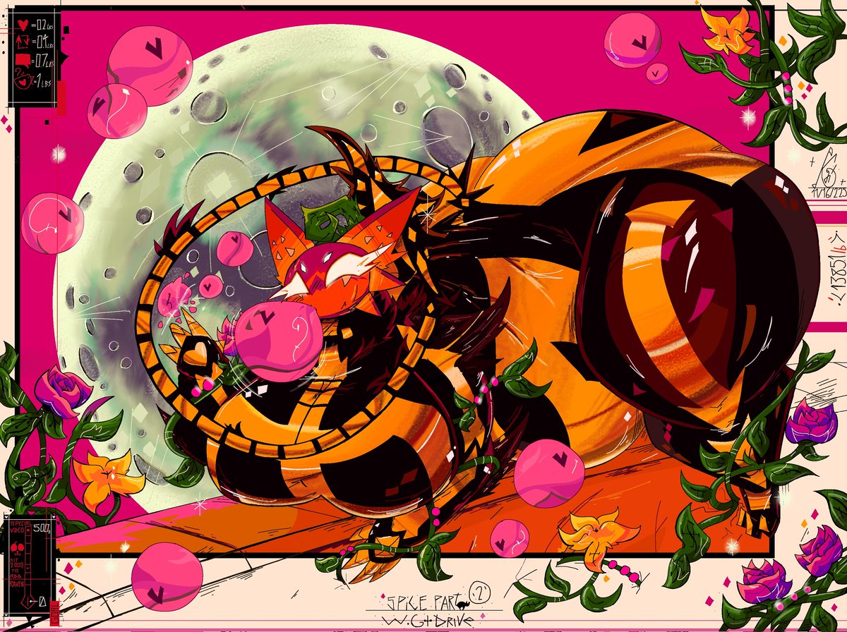 - ̗̀ ๑❪( ❛SPICE Drive 2❜ )❫๑ ˚̩̥̩̥.
︵︵╺━━
Chew and Chew da Gun, and blow up as it run
•╭───────────
Praticed Araki style of The Moon.
Anyway, any donations will be deeply appreciated🌹
•╰─► - ̗̀♡⃕ ko-fi.com/poyomoon🍹 ꒱