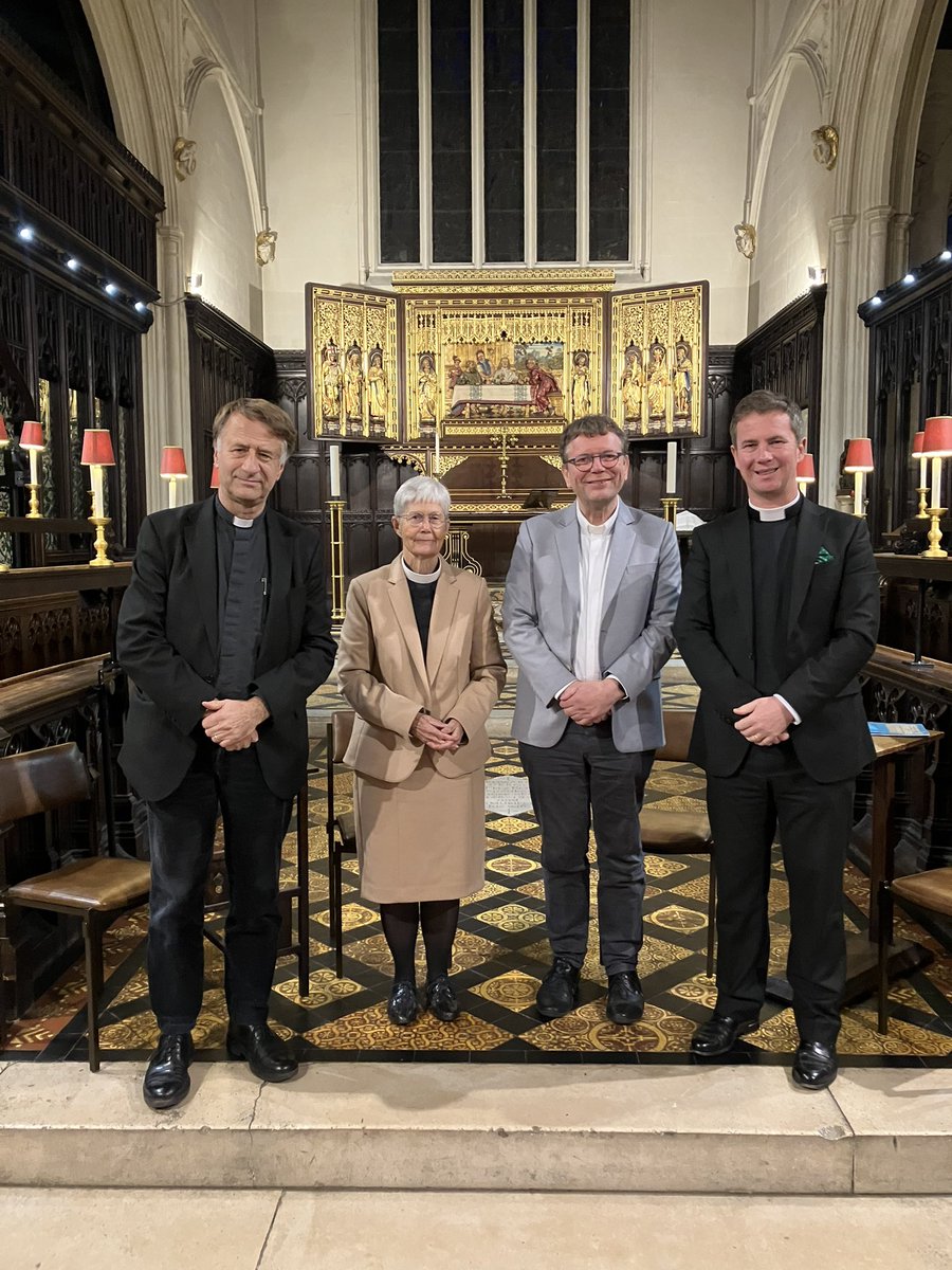 jamie_hawkey's tweet photo. Wonderful symposium here at Westminster Abbey on the ecumenical significance of Nicaea, with speakers including Kate Sonderegger and Hanns Lessing https://t.co/uYSBsaPokN
