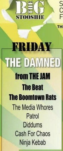 🏁Gig News🎺
Sunday 23 November we have a gig with the Beat, in Glasgow at the Drygate! Skanking good songs on a Sunday! Have a quick glance in the mirror in the bathroom and come out to dance 🕺💃
Check out the line up, below, the last time we played with the Beat in 2012!