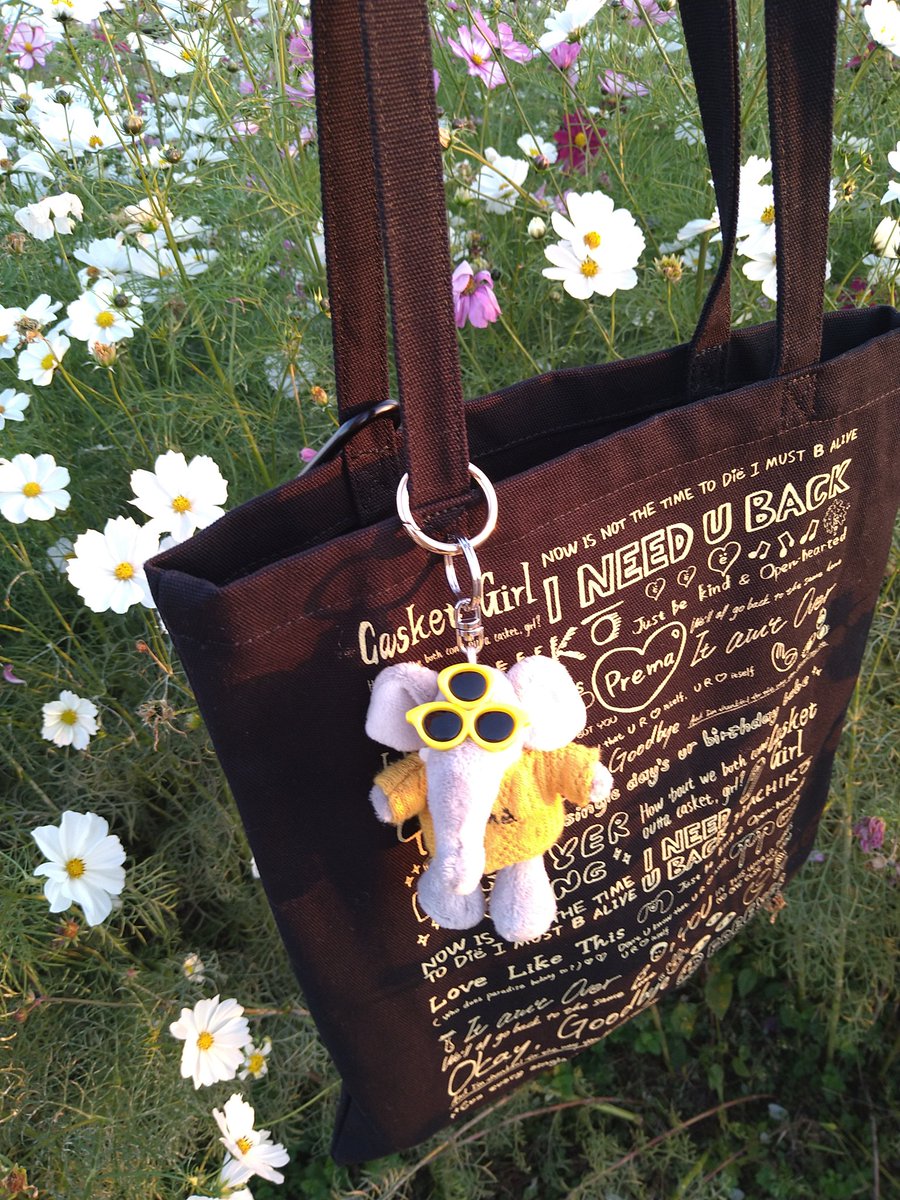 早速 🖤 Prema トートでお出かけしてきました✨ #藤井風グッズ