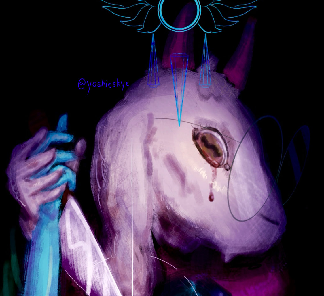 YoshieSkye's tweet image. the prince and the cage #kralsei #deltarune #deltarunefanart