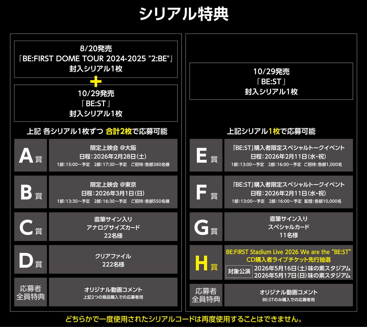なんだ、VIP(？)席が当たるんかと思ってた