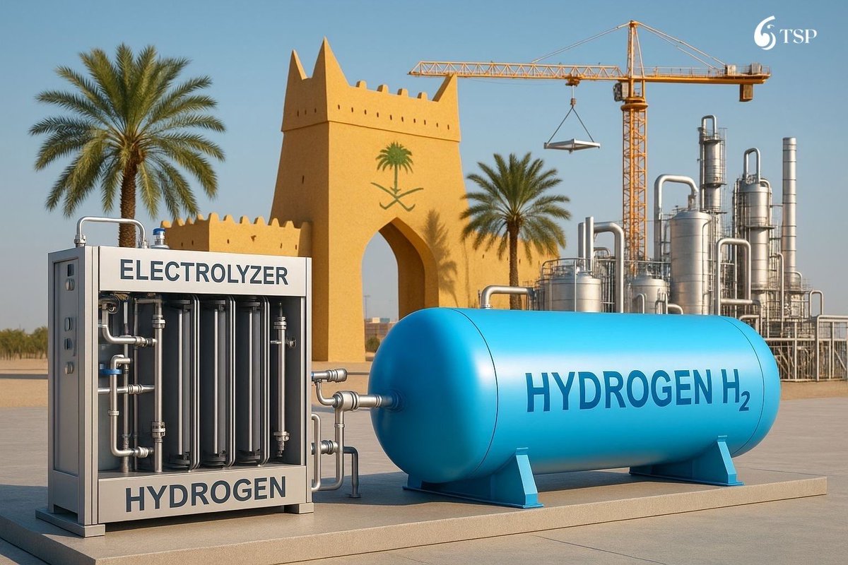 sauditoday24's tweet photo. موقع "اتش تو فيو" البريطاني:

السعودية تُدشّن شراكة GECI–Hygreen لتوطين تصنيع المحلّلات الكهربائية، في خطوة ترتقي بها إلى مركز إقليمي لأسواق الخليج وآسيا في تقنيات الهيدروجين الأخضر، وترسّخ ريادتها في سلاسل الإمداد والطاقة النظيفة. https://t.co/pSlmbo9W37