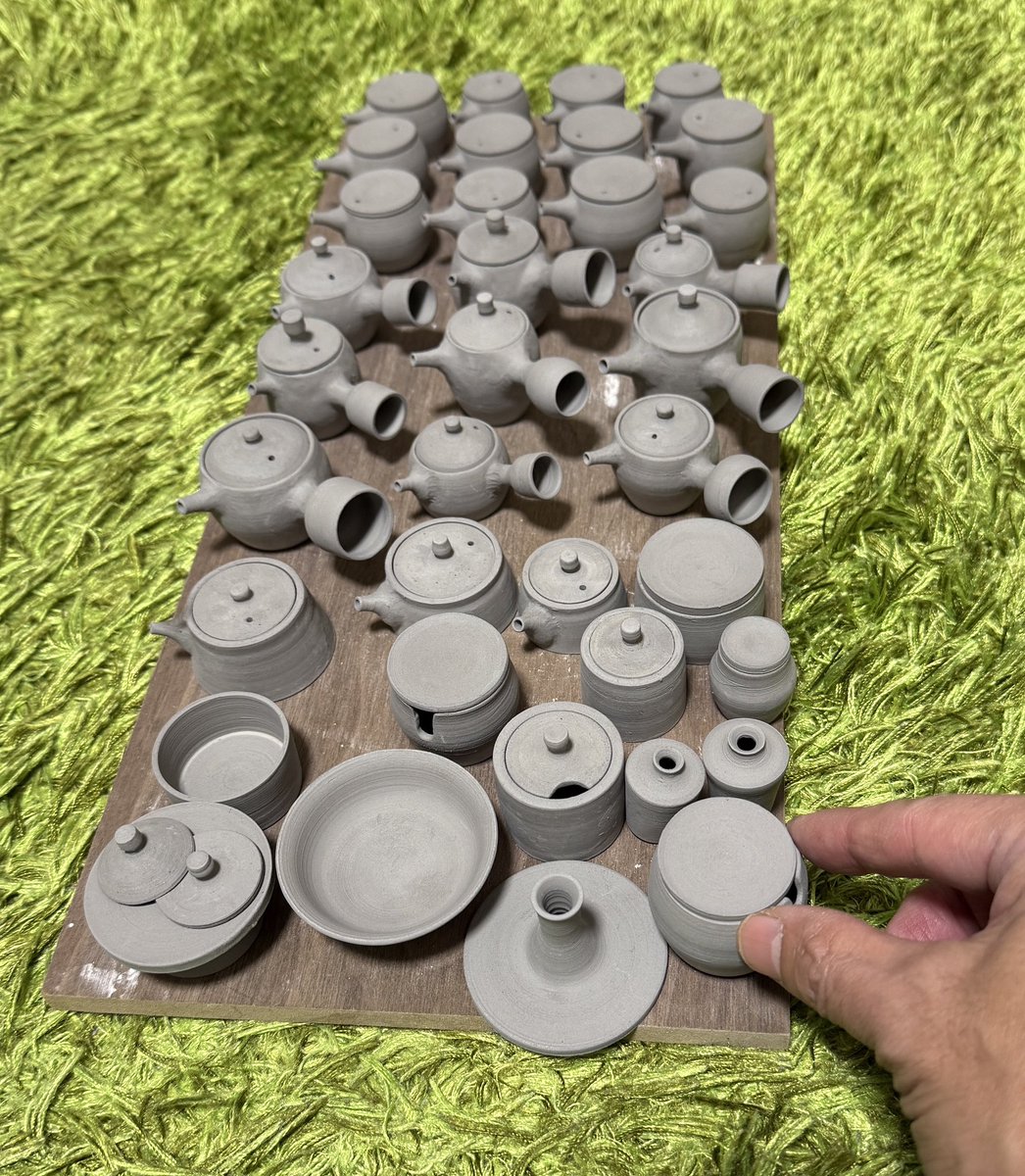 そろそろ素焼きだー