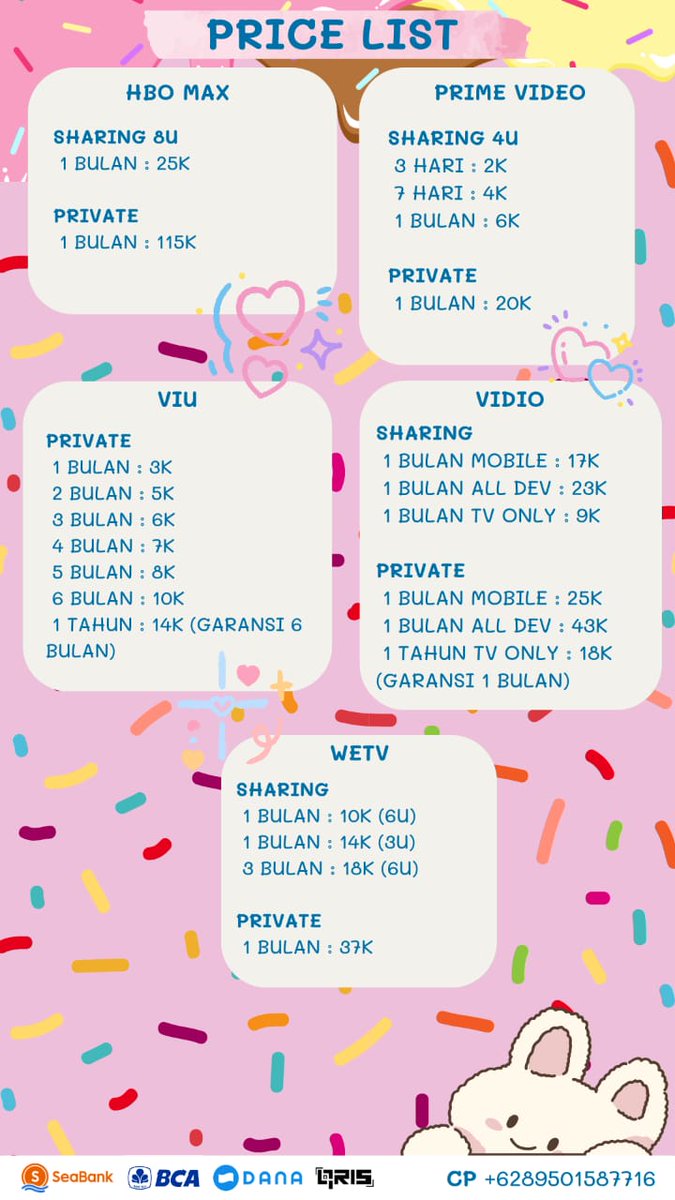 katalog_premium's tweet photo. WTS APLIKASI PREMIUM DIJAMIN TRUSTED, HARGA RAMAH KANTONG, FASTRESP

NETFLIX SPOTIFY YOUTUBE VIDIO CANVA DISNEY+ 

order heree ➡️ https://t.co/2yG6QHouHZ or DM📩 https://t.co/0XdJ7IQZVF