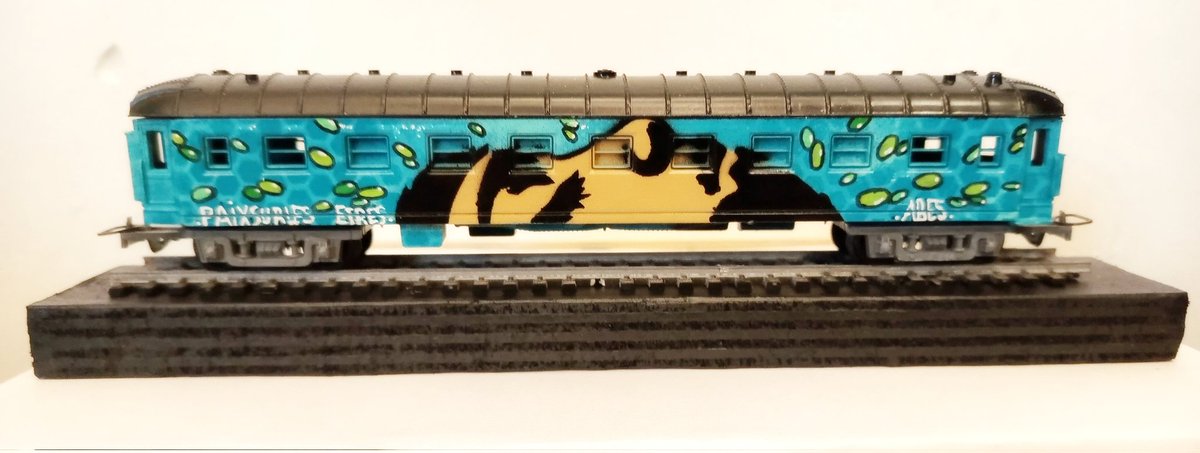 AbesAserbAzbeck's tweet image. Dans la vie y'a pas que les cartes ...
Y'a les trains aussi ..
Vas y Abes!! C'est bon bon bon!
Partie 2
#CustomArt
#Wagon
#AllCardsAddict