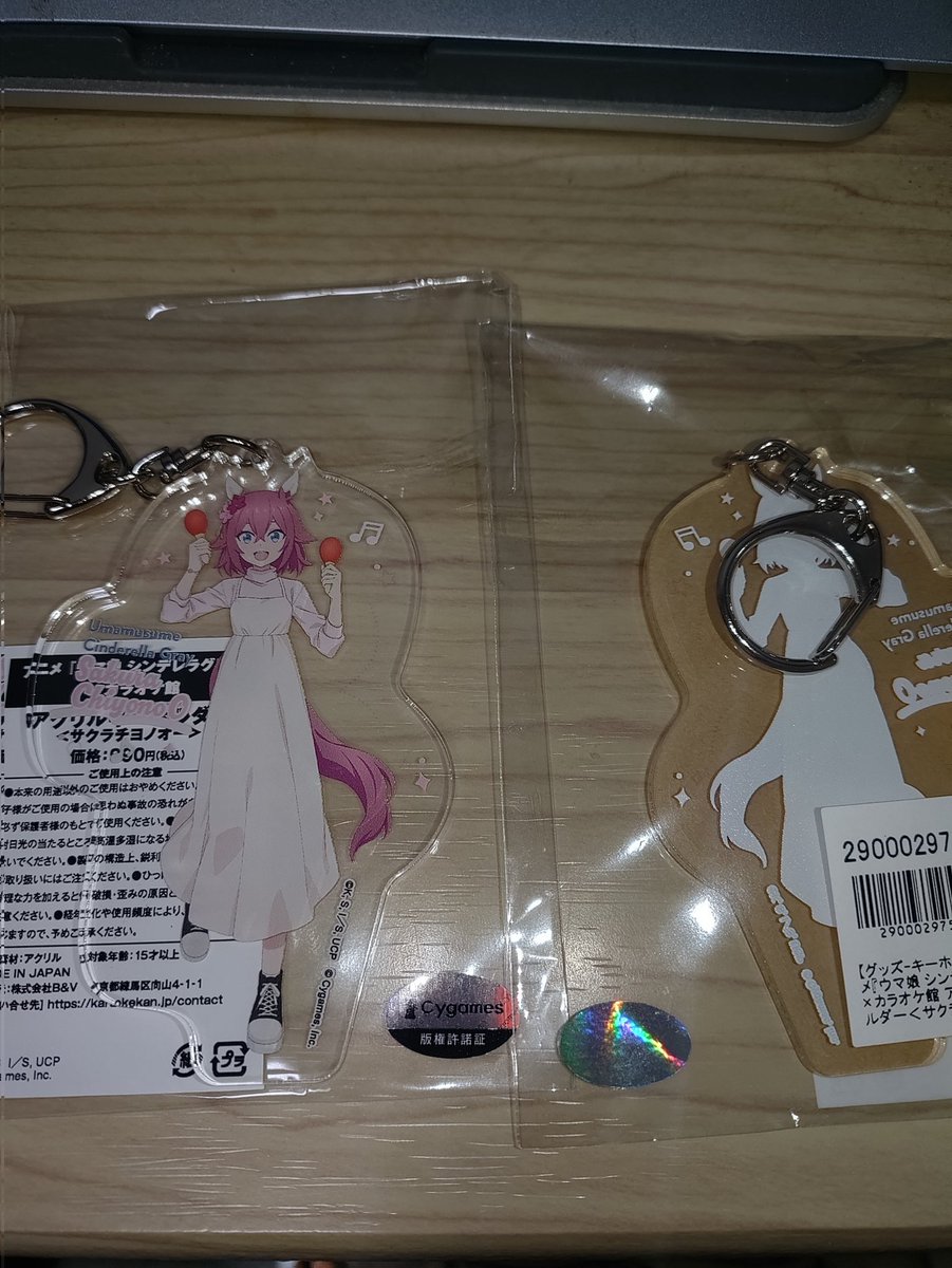 チヨちゃんのアクキー届きま…？？？ 分身はこう使うんです！