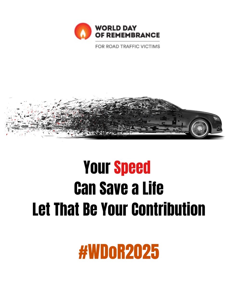 SujeetKOfficial's tweet image. Every year, India sees a large number of deaths and injuries due to road accidents, with speeding being a major cause. This is a serious issue that needs urgent attention. On this World Day of Remembrance, I urge everyone to follow speed limits and drive safely. Every life is…
