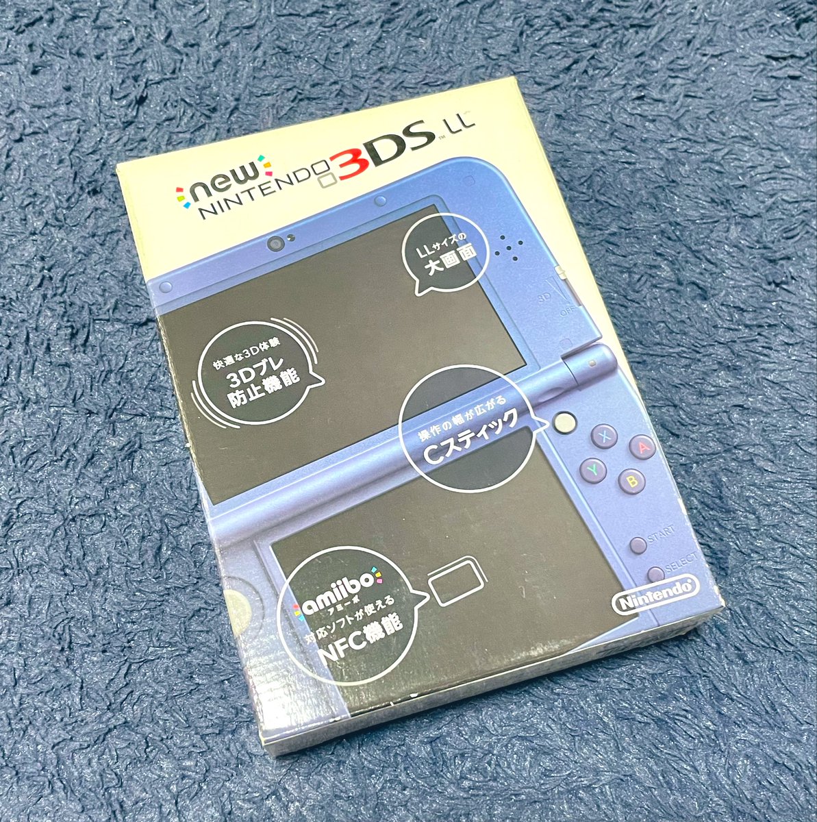 REON580's tweet photo. 最近の購入品。

箱付きのnew 3DSLL

画面焼けはありますが
塗装の剥がれはなく
完品・動作品だったので購入😍
比較的安めで綺麗な物が
入手出来たので満足です🥰
#GEO　#new3DSLL https://t.co/MCnkwUYmwP