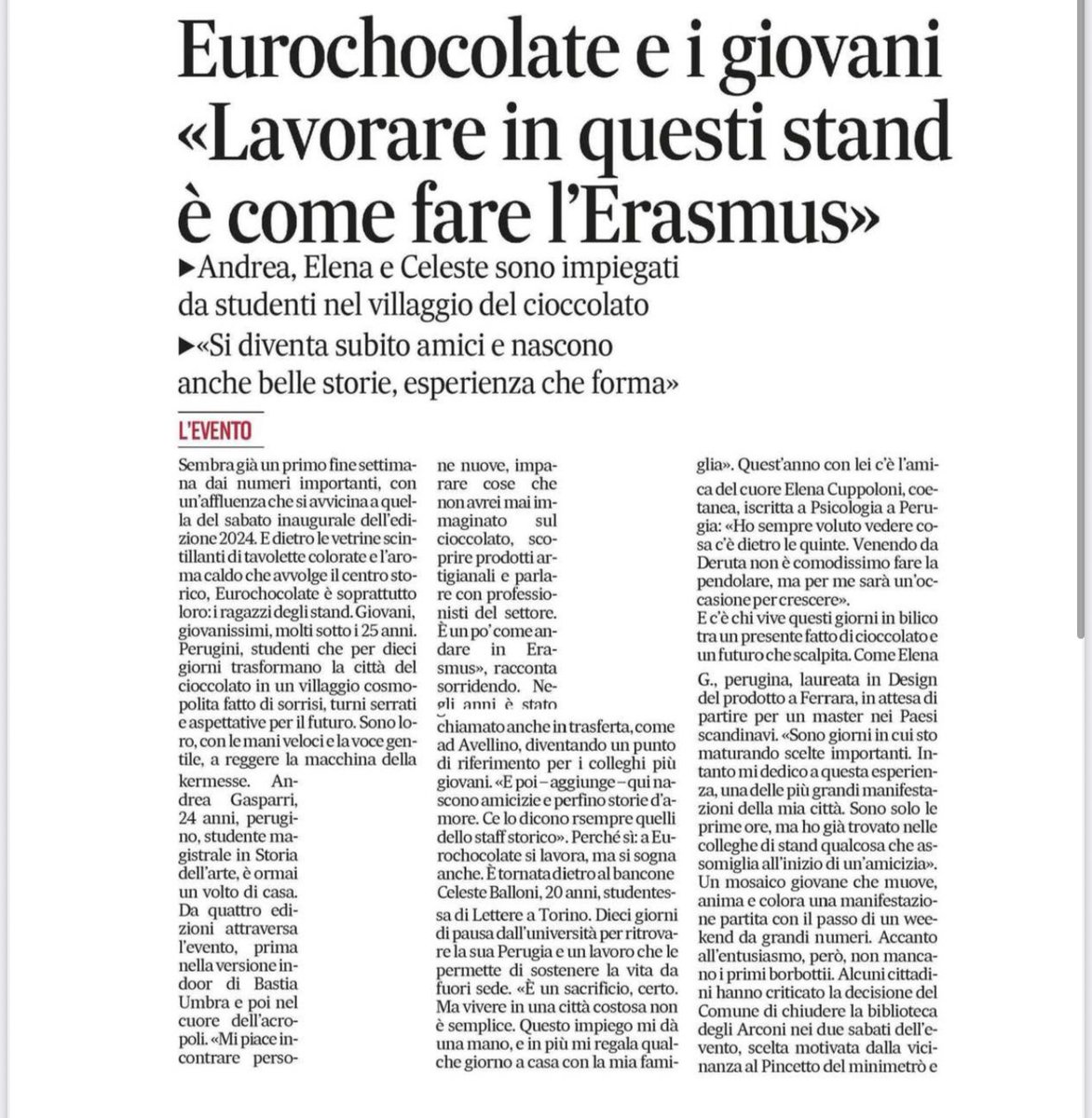 Eurochocolate tweet media