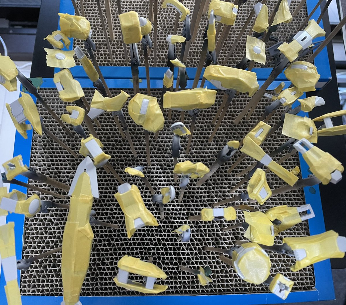 Suke_gp's tweet image. ふぅ😮‍💨
今日はずっとマスキングしてた
#ガンプラ