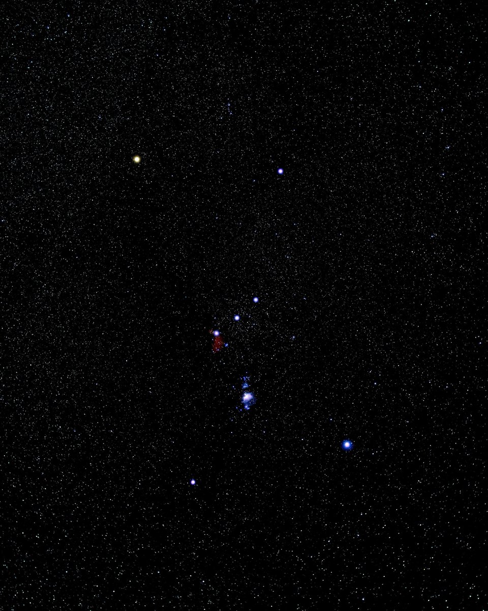 astro4pics's tweet photo. The beauty of the Orion constellation https://t.co/D0lJUILuZF