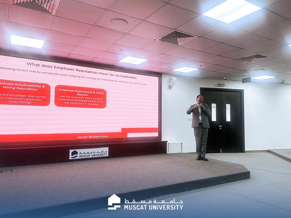 Muscat University جامعة مسقط tweet media