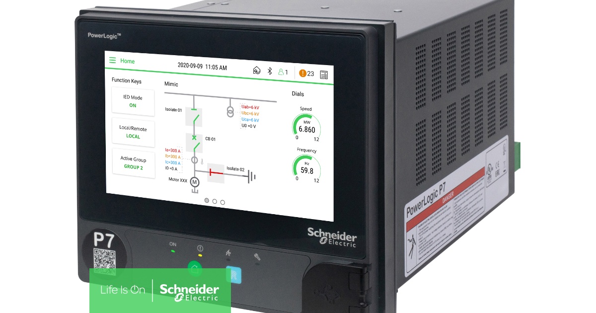 SchneiderElecDE's tweet image. Unsere PowerLogic P7 Schutz- &amp;amp; Steuereinrichtungen verbessern die Netzzuverlässigkeit &amp;amp; ermöglichen eine präventive Anlagenüberwachung; einfache Inbetriebnahme, Bedienung &amp;amp; Wartung ➡️ spr.ly/60137k7Zz 

Schneider Electric #Stromversorgung #PredictiveMaintenance…