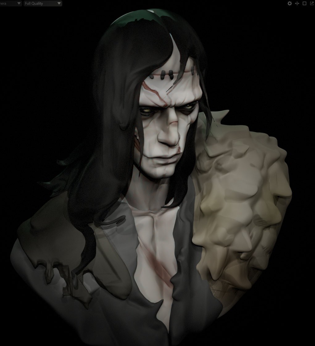 Frankie doodle over the weekend ^^