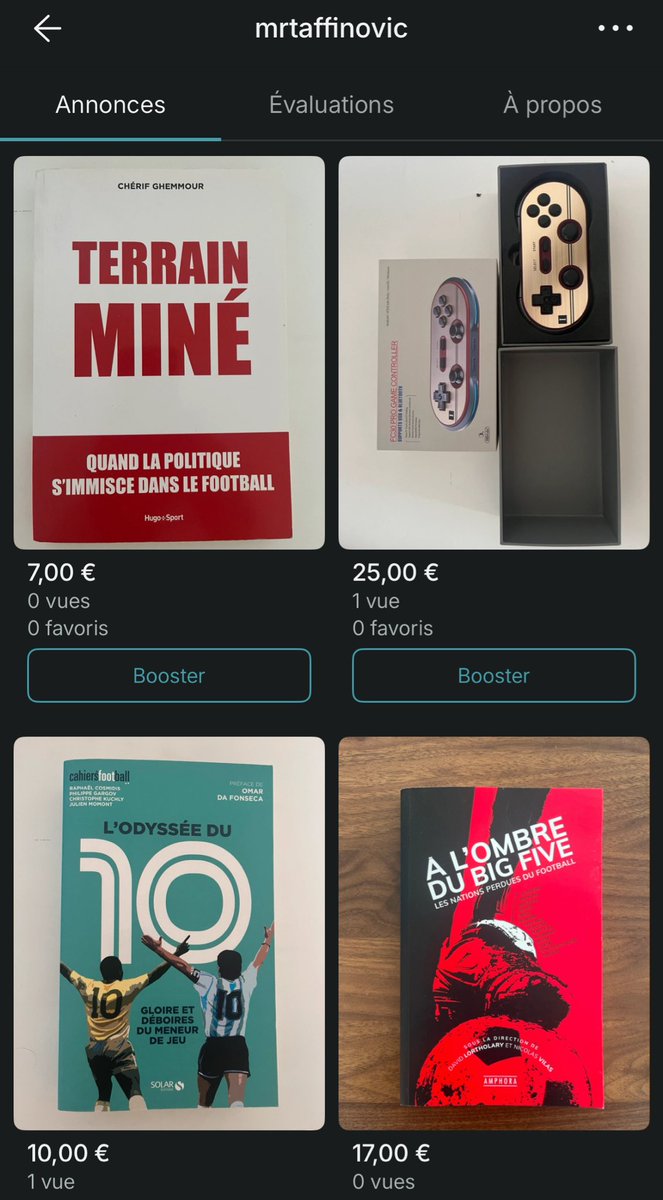 Quelques livres foot également ⤵️