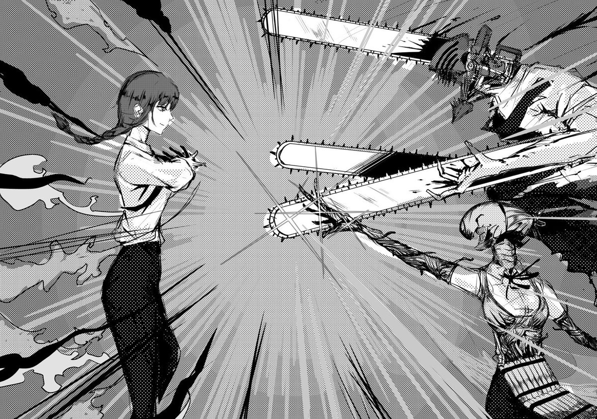 PfsSV97qW851264's tweet image. #チェーンソーマン
#デンレゼ

共に　　(続き)