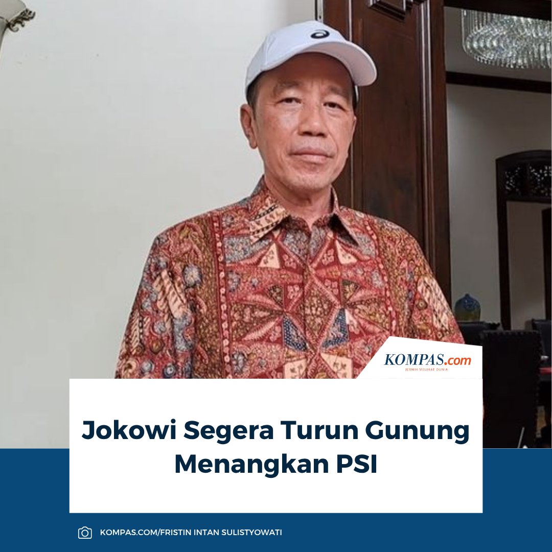 Ini berita bagus buat kader-kader PSI di seluruh Indonesia, siap turun gunung menangkan PSI bersama Jokowi 🇮🇩