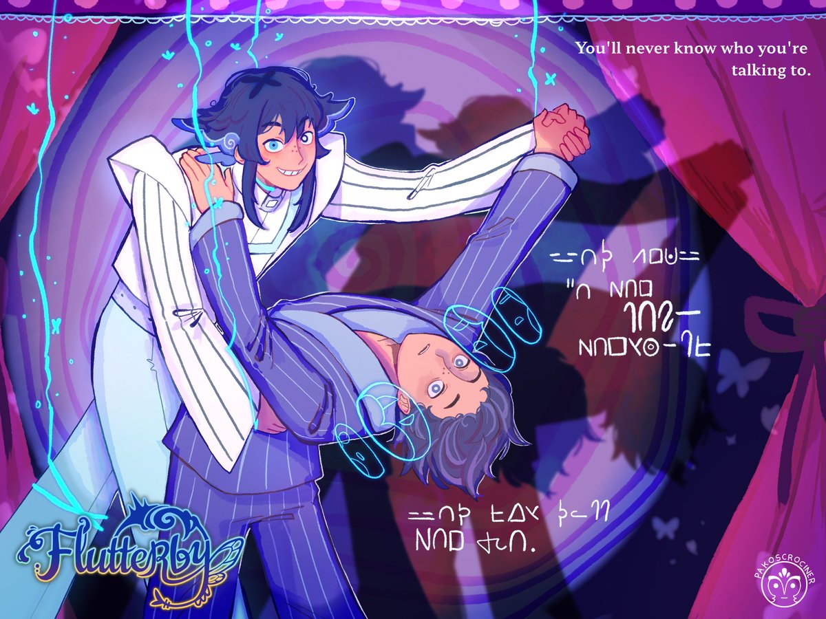 's tweet image. You&apos;ll Never Know Who You&apos;re Talking To
 #Flutterby #illustration #art