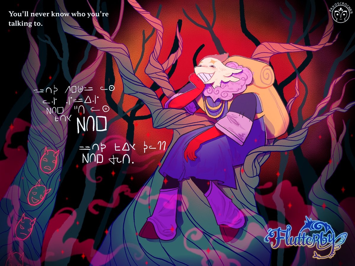 's tweet image. You&apos;ll Never Know Who You&apos;re Talking To
 #Flutterby #illustration #art