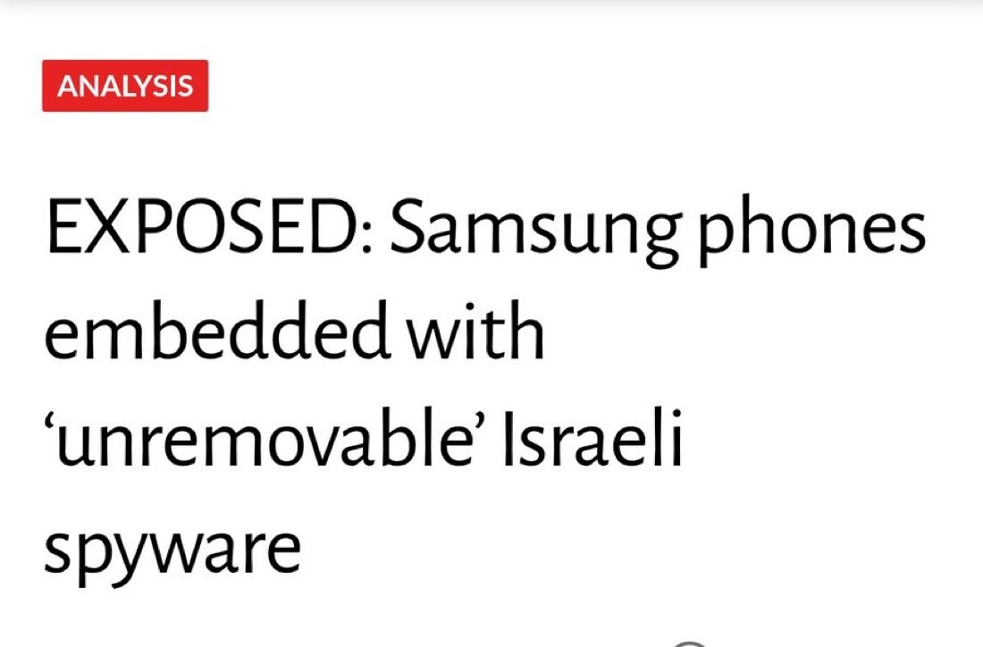 OunkaOnX's tweet image. Samsung&apos;s new feature: Zionism in your smartphone.