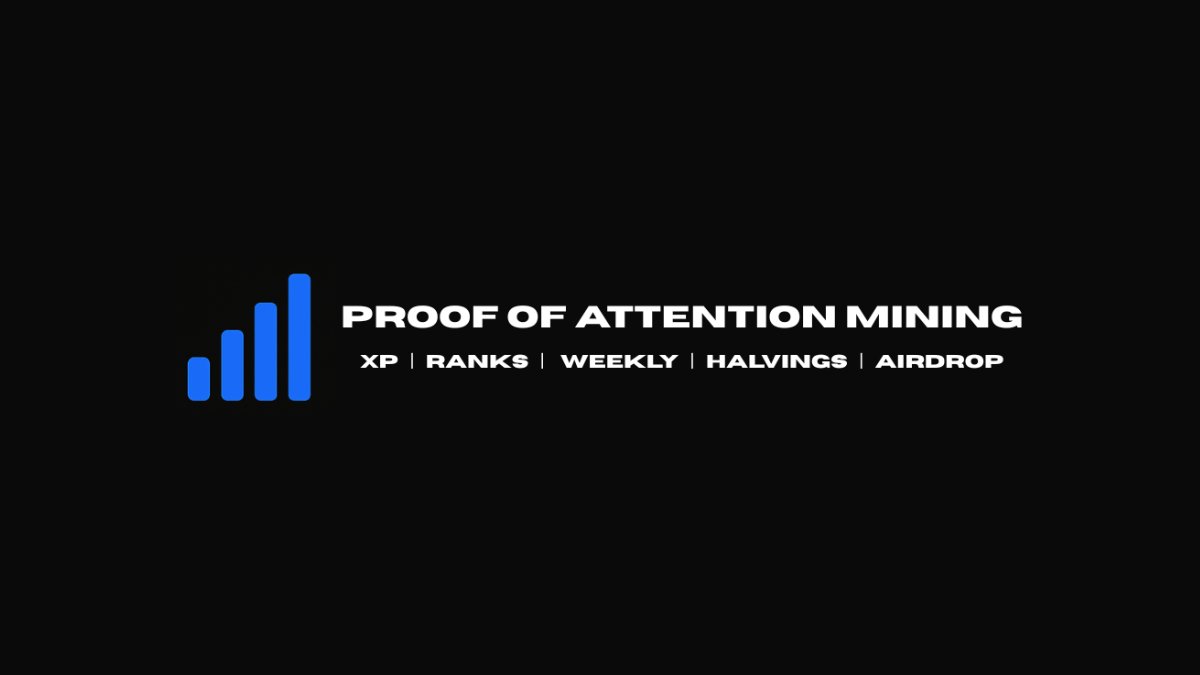 ATTNProtocol's tweet image. 🚀 Introducing ATTN Protocol — the first Proof of Attention mining layer.

No GPUs. No staking.
Just attention → XP → ranks → weekly halvings → airdrop.
If you missed Notcoin or Hamster — don’t miss this.

Season 1 starts soon. ⚡

#Crypto #Airdrop #Web3 #SocialFi #Onchain