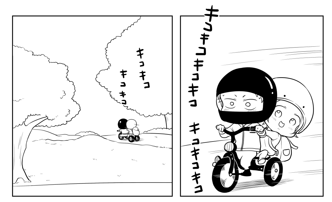 私もちび彦も頑張ってる・・!! 