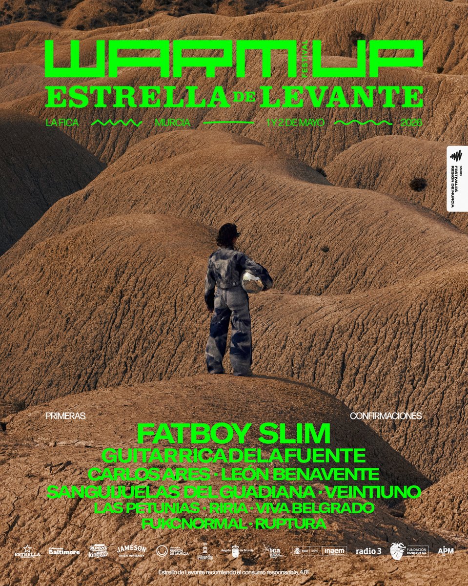 🟢 ¡BOOOOOM! 🔥PRIMERAS CONFIRMACIONES #WARMUP2026 

🎟️ ¡Abonos generales y VIP a la venta en bit.ly/AbonosWARMUP
¡Nos vemos el 1 y 2 de mayo en La Fica (Murcia)! 🍋