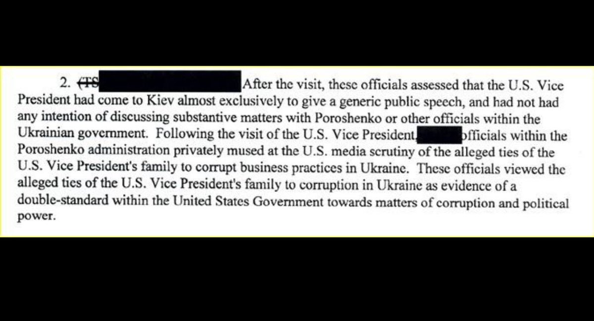 deSunShineBand's tweet image. 🚨🚨GEEN COMPLOTTHEORIE MEER:

CIA-DOCUMENTEN VRIJGEGEVEN DOOR @CIA-directeur John Ratcliffe

BEVESTIGT: 🔥HOLY SHIT🔥

De Amerikaanse inlichtingendienst wist dat Joe Bidens bezoeken aan Oekraïne helemaal geen officiële zaken waren, maar regelrechte omkoping, afpersing,…