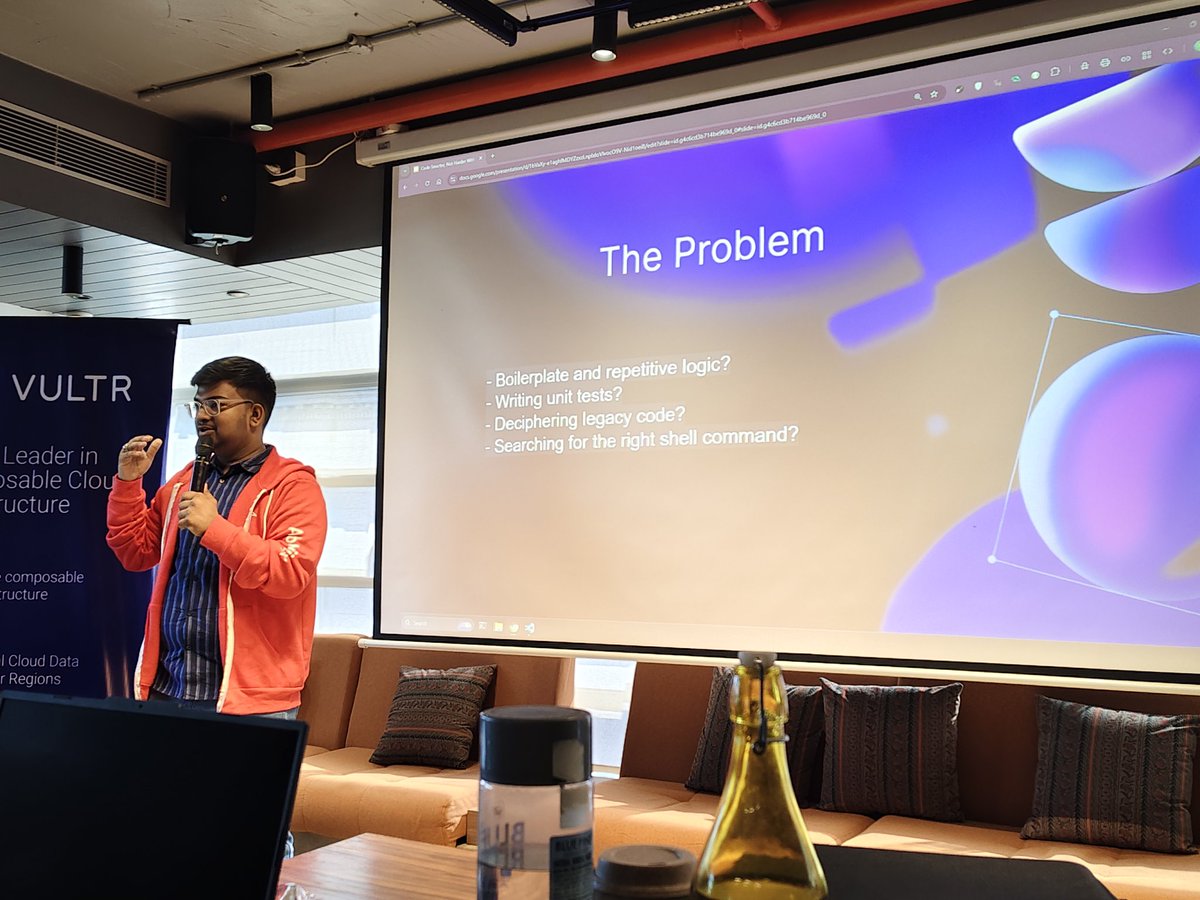 SumanSingha24's tweet photo. Just finished the amazing GitHub copilot session by @abbhishekstwt. I learned really well how to use the GitHub Copilot. GitHub Copilot helps me a lot with debugging my code and improving my critical thinking. Thank you for the session.

#HTF @hackthisfall  #5yo #BuildWithHTF https://t.co/dslYeV0AfW