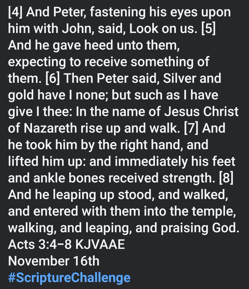 dwaynetmoore's tweet image. November 16th 
#ScriptureChallenge