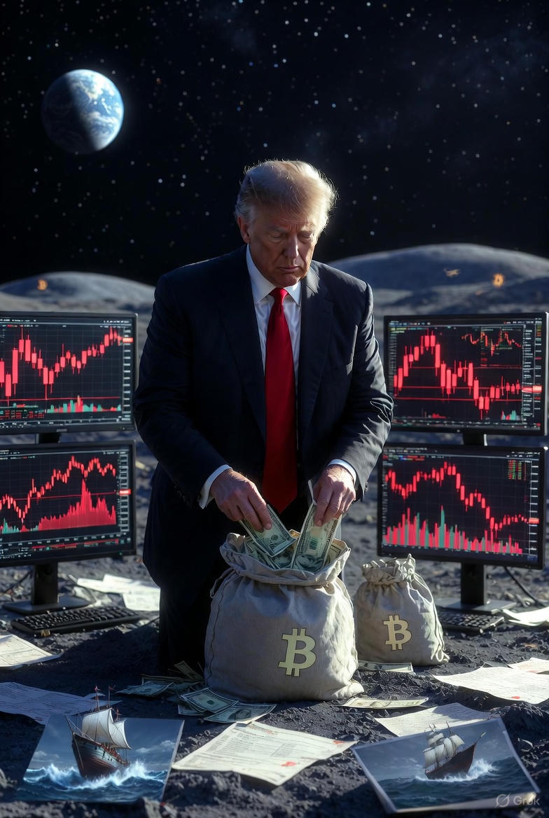 Thinker21T's tweet photo. @drakecoinsx When Trump hears 🤑 https://t.co/HDIg3Wtfo9