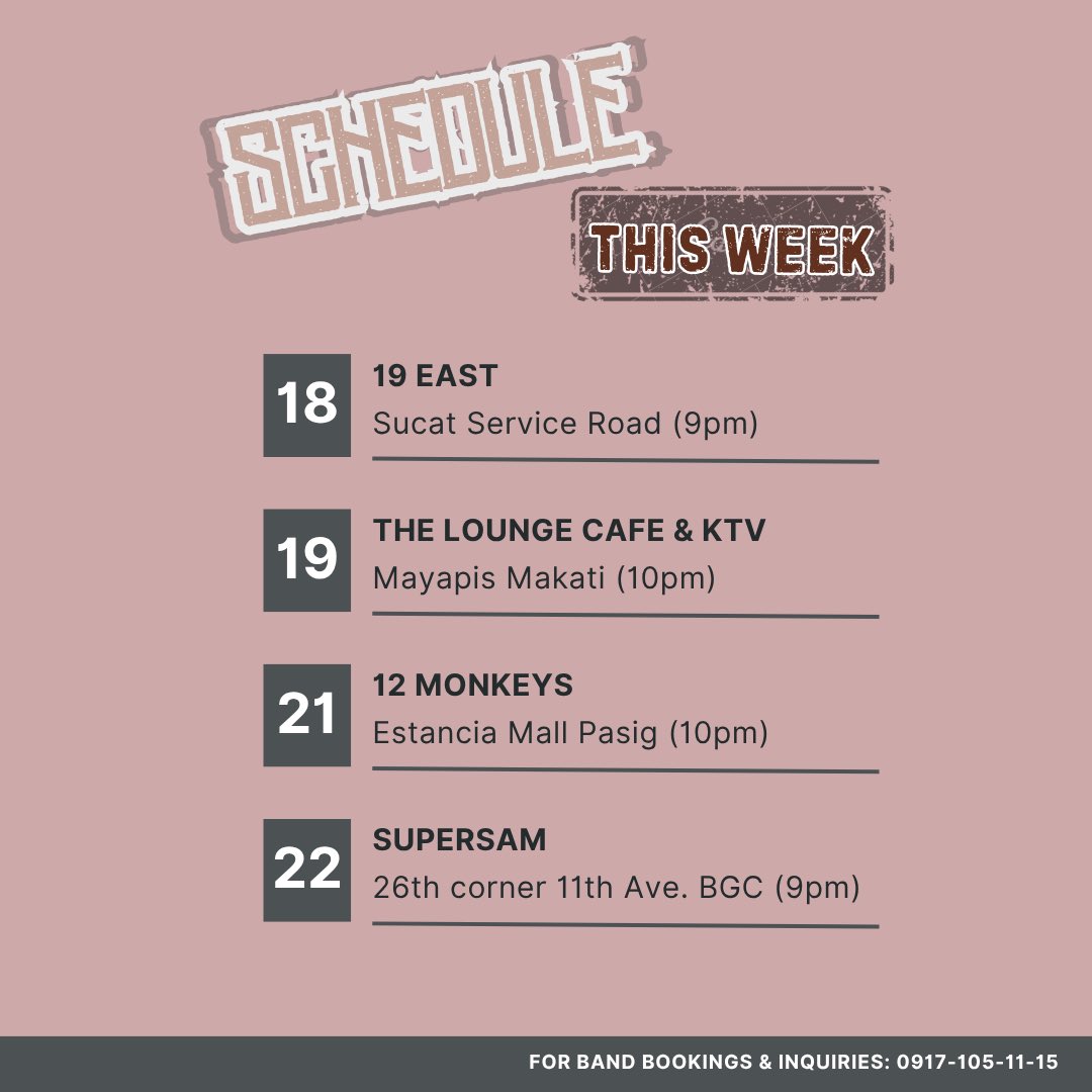 C ya! 🎶 #MYMP #gigsched