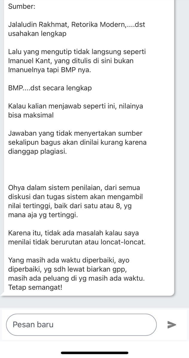 UT MENFESS - tutor tu nilainya boleh seenaknya gini ya?? mana sampai skrg diskusi 4-6 dan tugas 1,2 belum dinilai dan gaada feedback mana yang harus diperbaiki.. ini tutornya juga baru chat hari inii, gatau deh mau jadi ikan aja