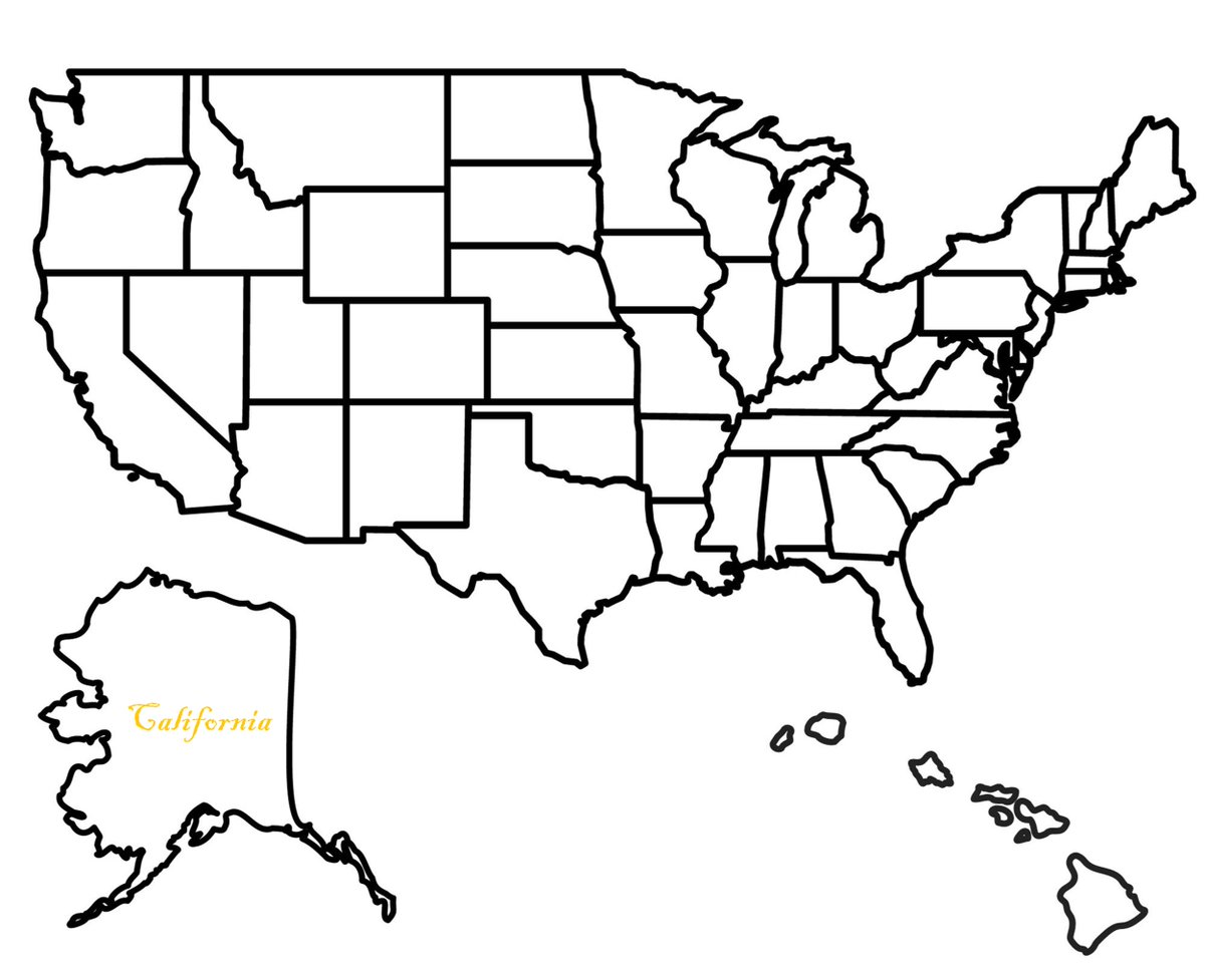 Maybe this map will aid the aging President.