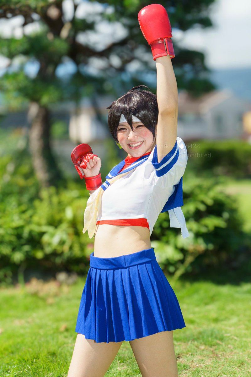 汗だくさくら 【cosplay】🌸春日野さくら🌸