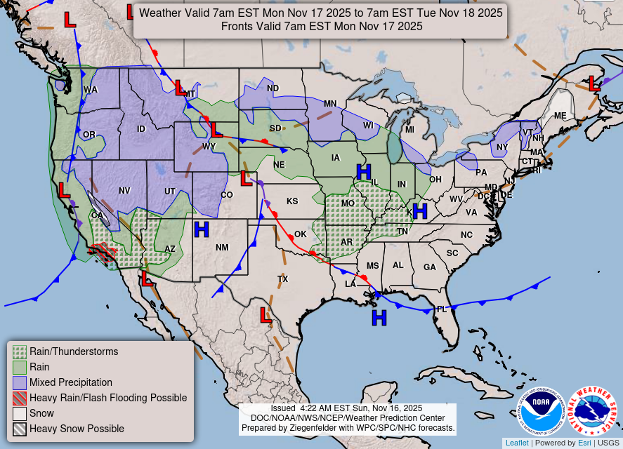 Weather Briefing for Sunday, November 16, 2025

thunderpigblog.blogspot.com/2025/11/wx2025…

• Fog early, chance of am showers, seasonal highs, windy
• Outdoor Burning Not Recommended 
• Immigrant advocates in NC create statewide map of ICE activity [NC Newsline]

#WNCnews #MaconWeather