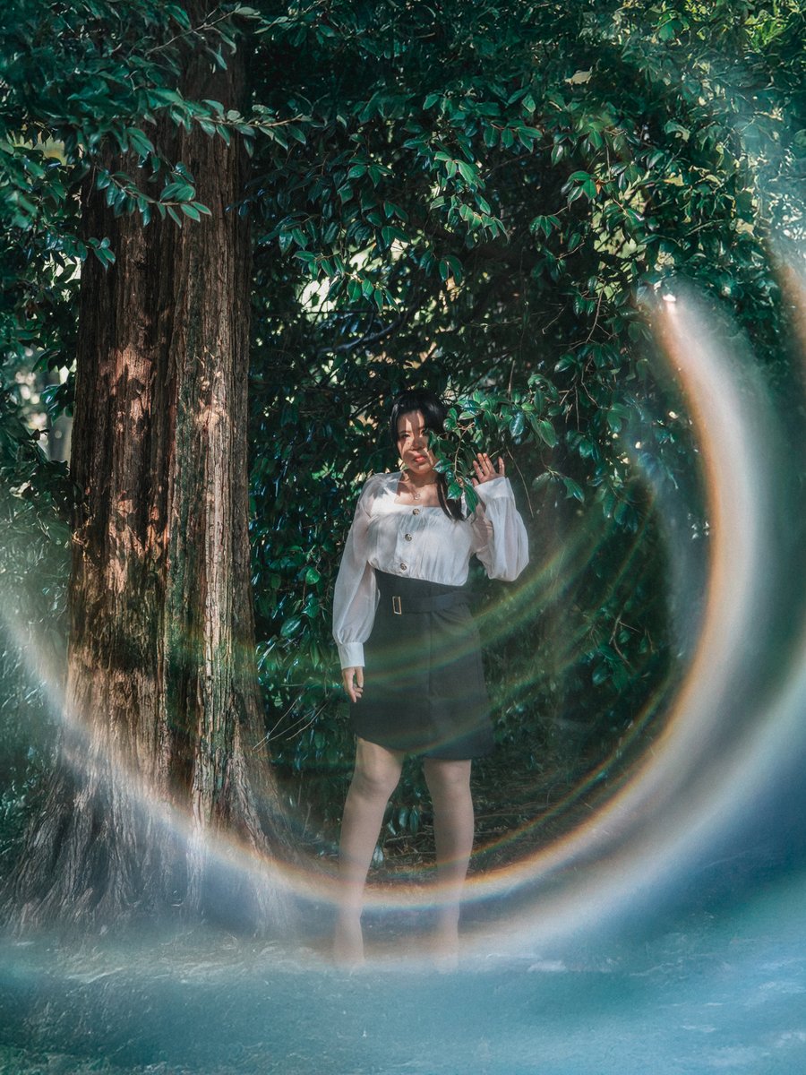 50d30141d33514's tweet image. Blending into the light deep in the forest ✨🌿@misanex0323 
#中村さん交流会