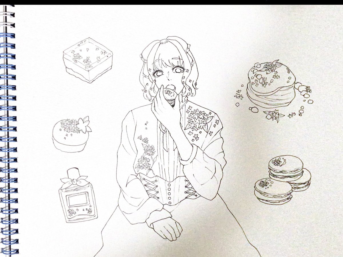 Sea12030720's tweet photo. #イラスト　#アナログ　#秋の創作クラスタフォロー祭り　#絵描きさんと繋がりたい #絵描きさんフォロバ100 

やっと趣味の時間できた…
何でこんなにやることが多いんだ…😇

金木犀ちゃん💛🧡 https://t.co/tKNlGNn6hE