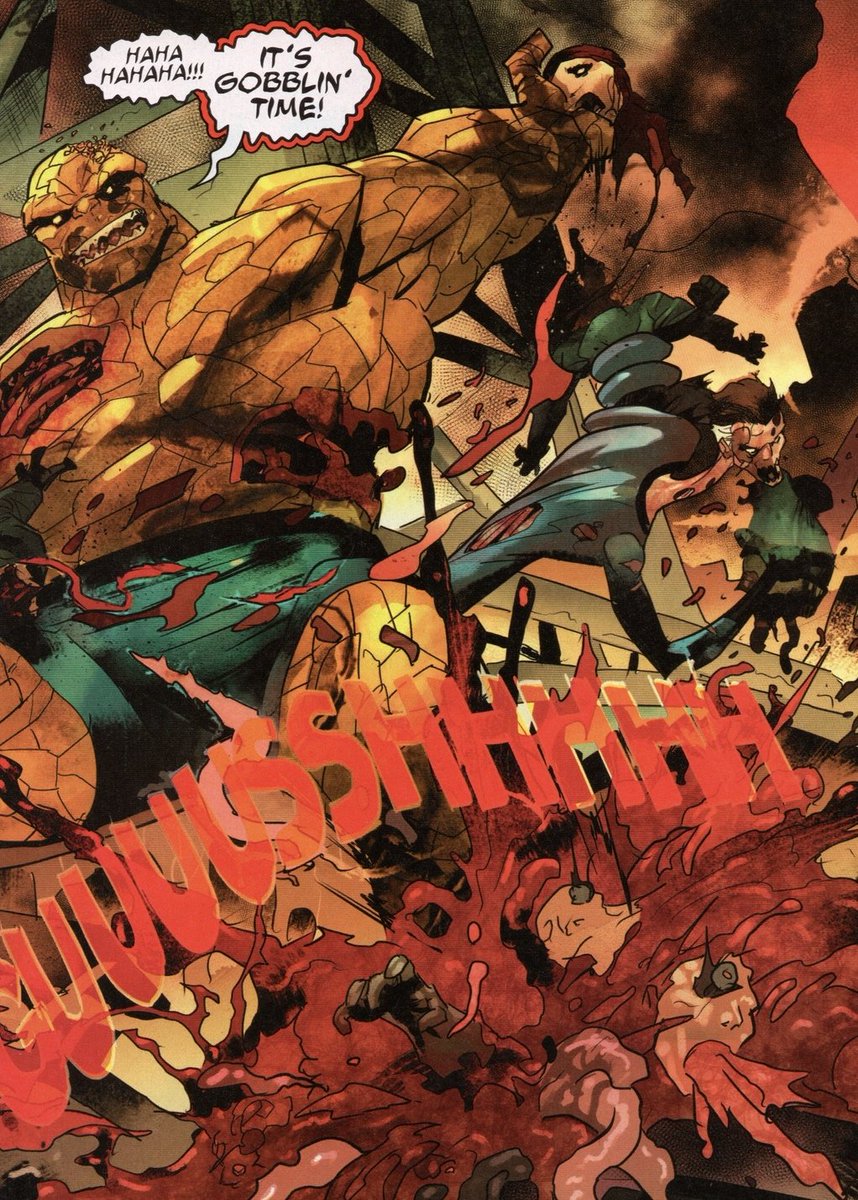 I like the Fantastic Four being ground zero for the zombie apocalypse. Big threats and Marvel's first family.