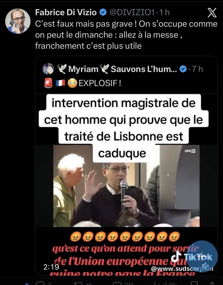 Fin de messe pour Mymy ???